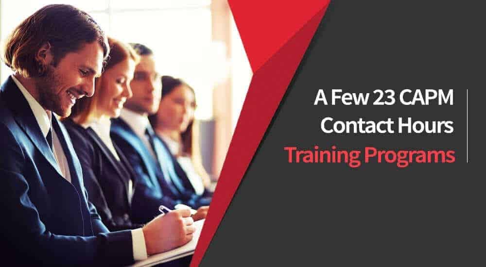 23 capm contact hours training