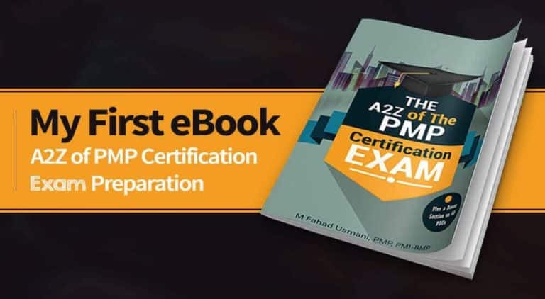 My First eBook – A2Z of PMP Certification Exam Preparation
