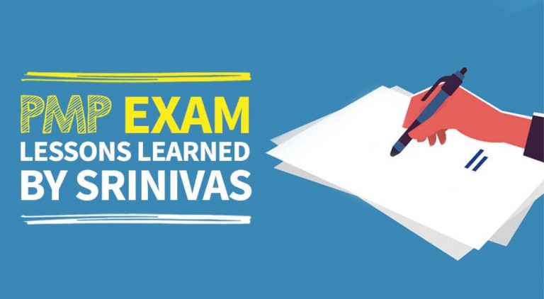 PMP Exam Lessons Learned By Srinivas