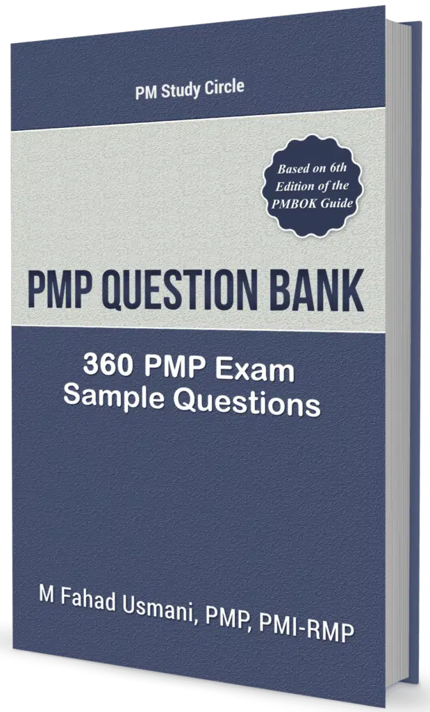 PMP Question Bank 5.0 3D Landing page