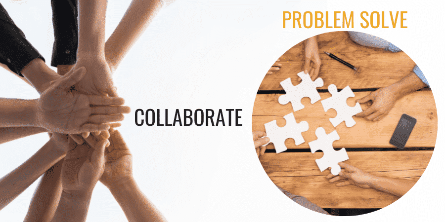 collaborate or problem solve