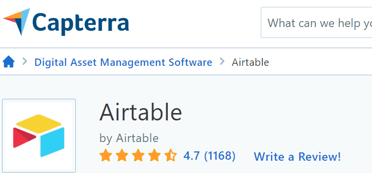 airtable rating oct21