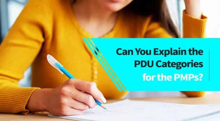 What are the PMI PDU Categories?