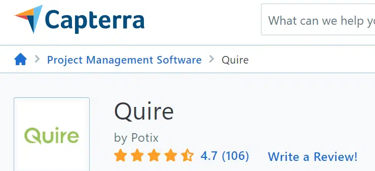 quire rating oct21