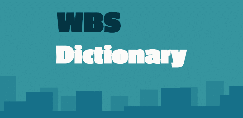 wbs dictionary