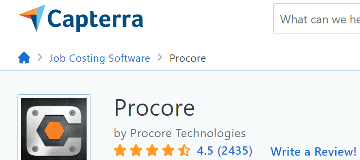 procore rating nov21