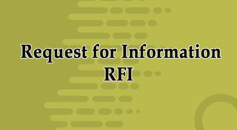 Request For Information: RFI Meaning, Definition & Example