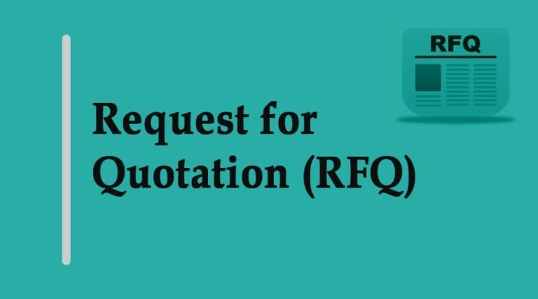 Request For Quotation: RFQ Meaning, Definition, and Example