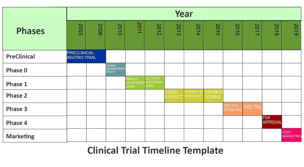 6. Clinical Trial Project Timeline Example