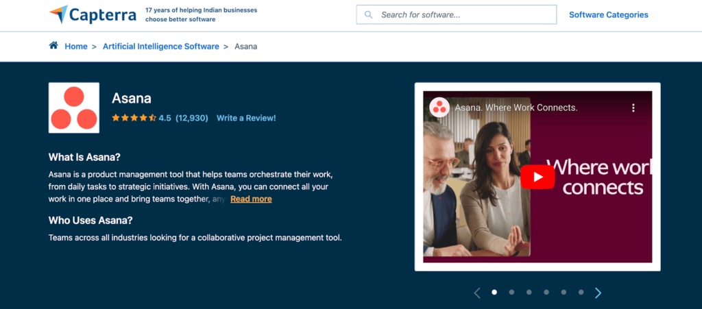 asana ratings