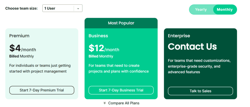 ntask pricing