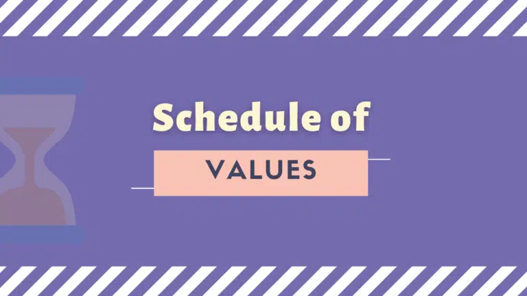 Schedule of Values: Definition, Template & Example