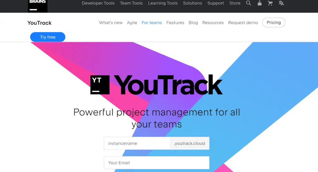 1. youtrack home