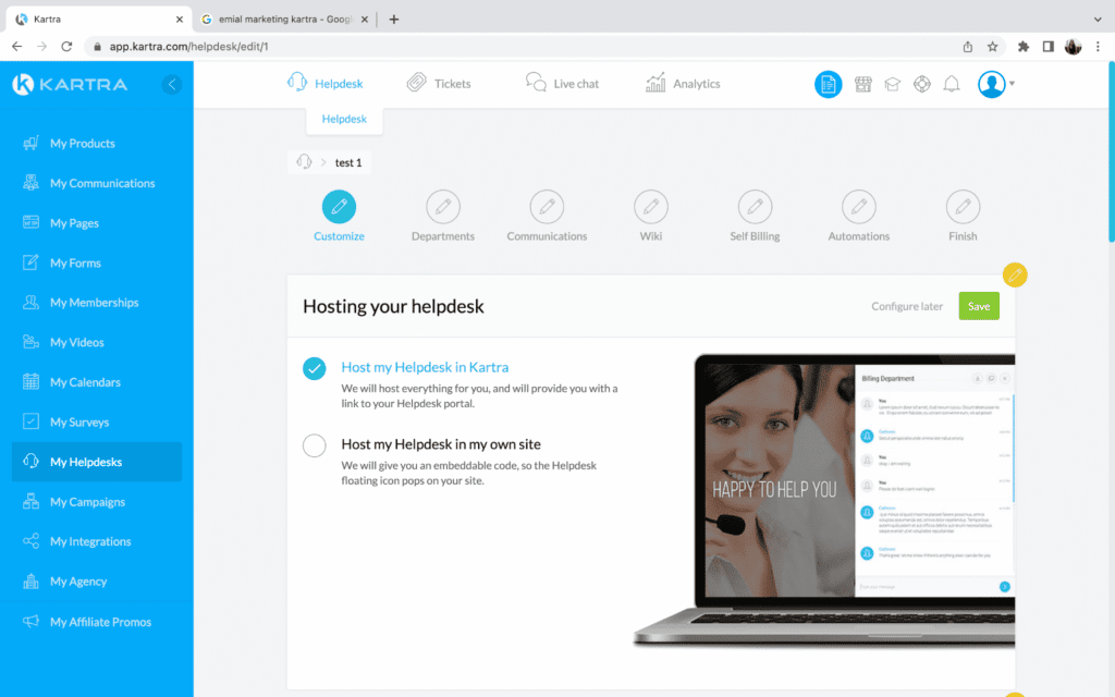18. Helpdesk kartra