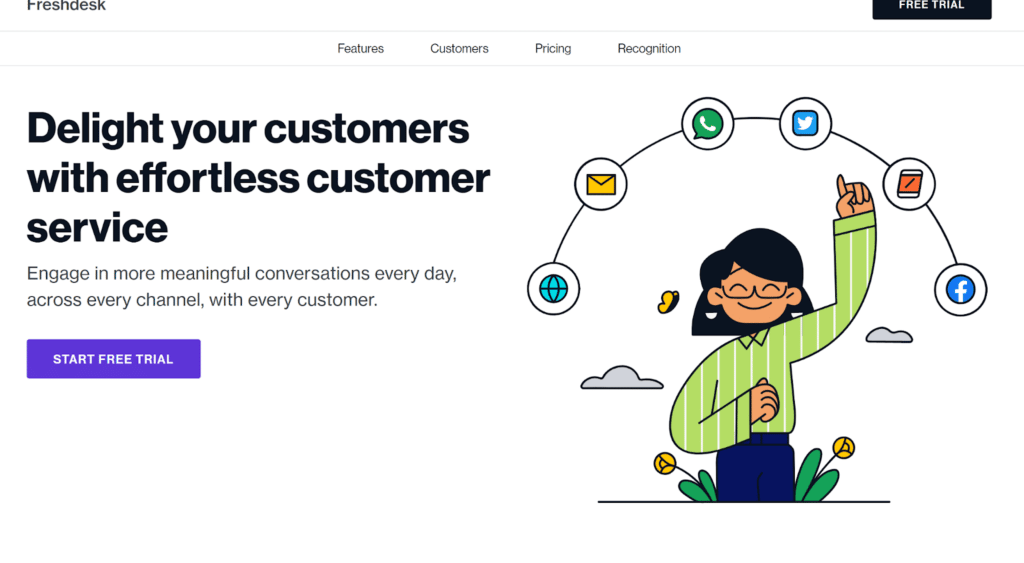 5. Freshdesk home