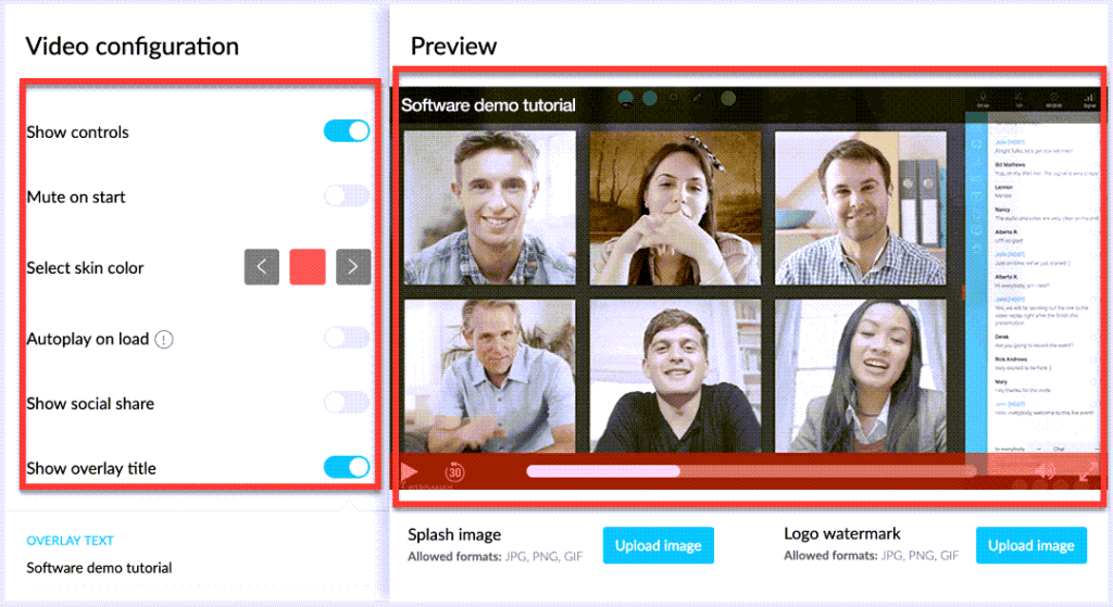 Video Hosting in kartra