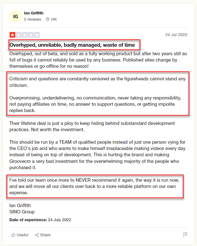 groove.cm customer complain 1