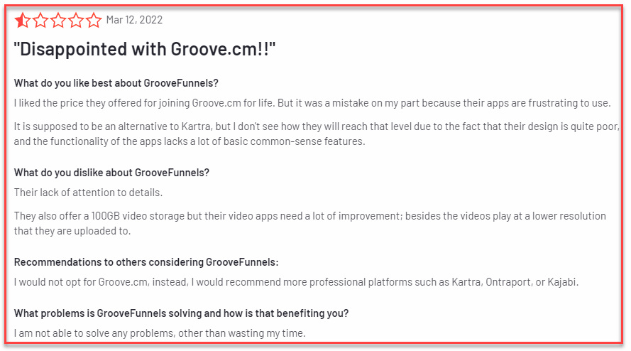 groove.cm customer complain 2