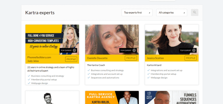 Knowledge Base kartra