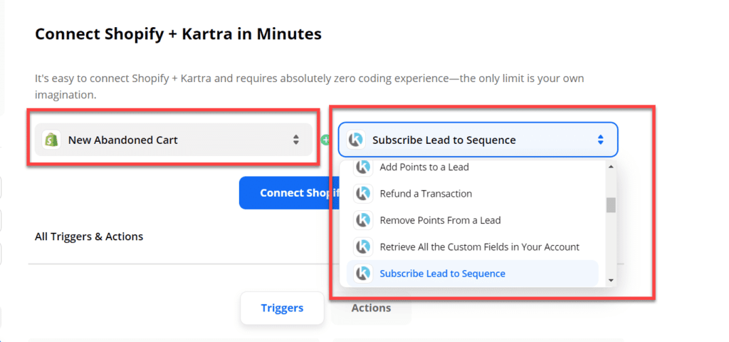 eCommerce Kartra