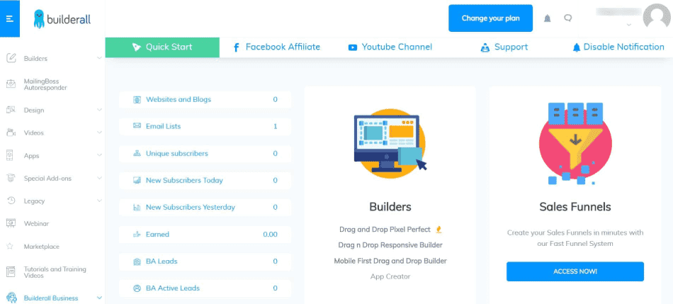 eCommerce builderall