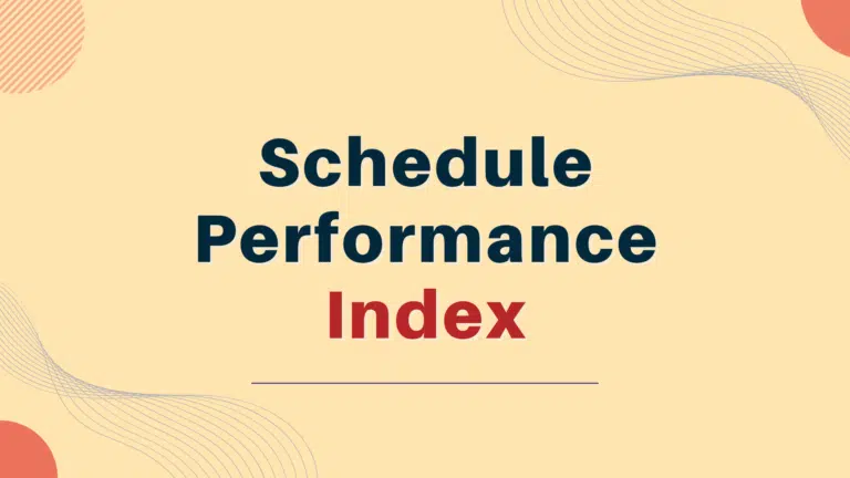 schedule performance index