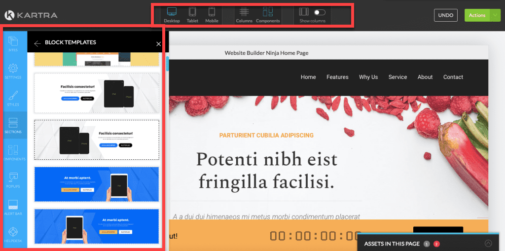 website builder kartra 1