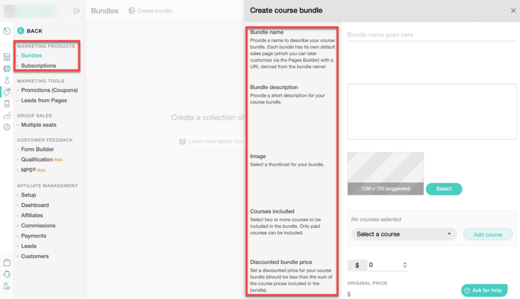 Bundles and Subscriptions learnworlds