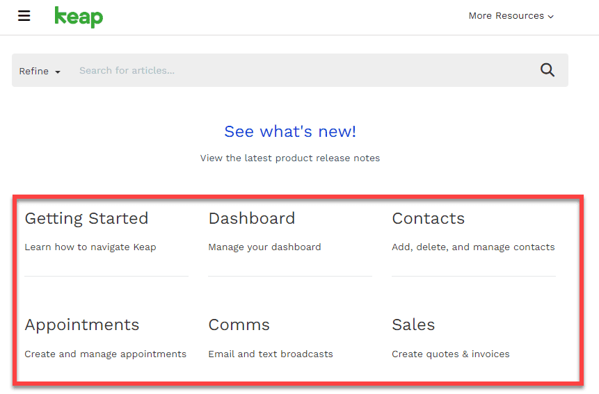 infusionsoft or keap support