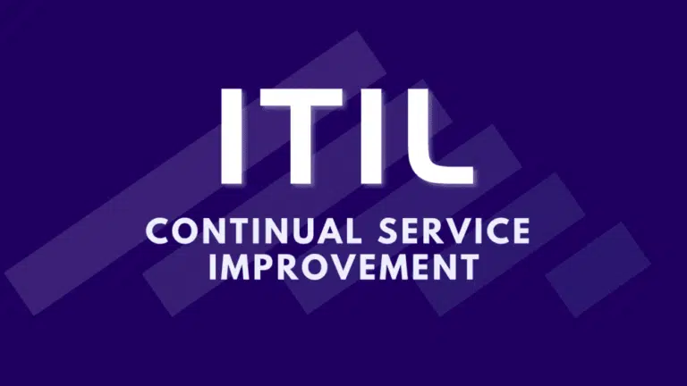 itil continual service improvement