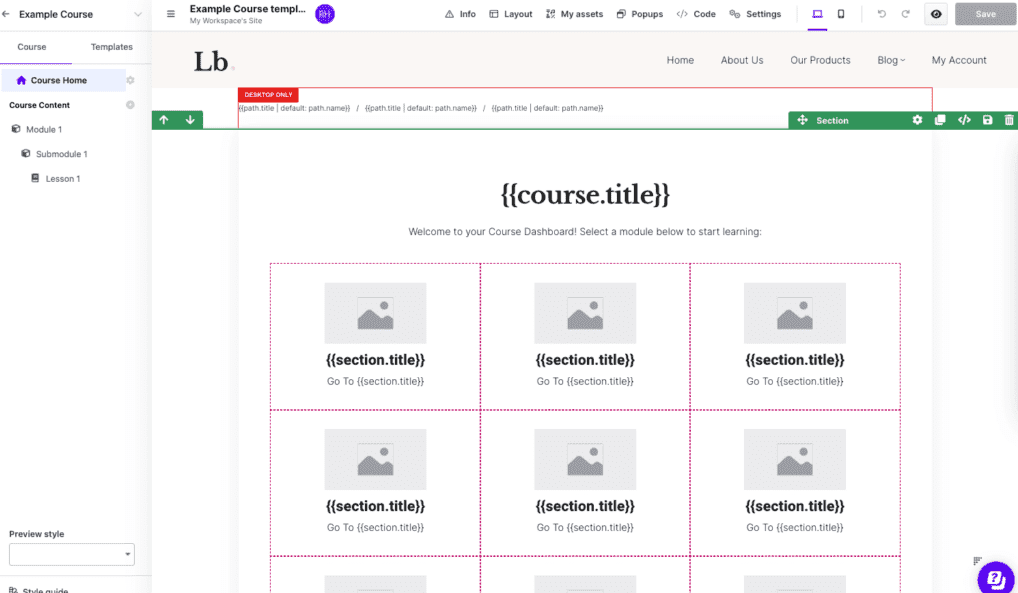 Online Course Builder clickfunnels