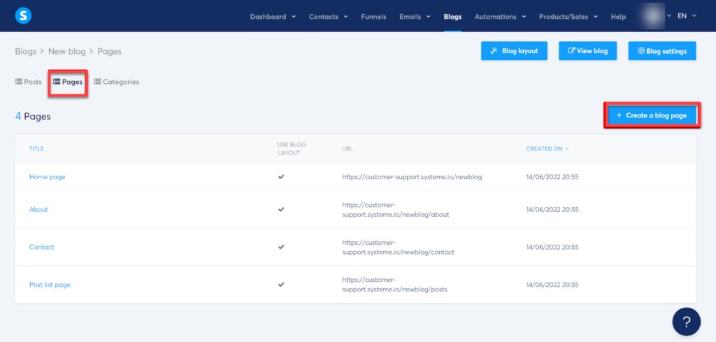 Website Builder systeme.io