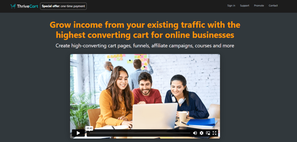 thrivecart home