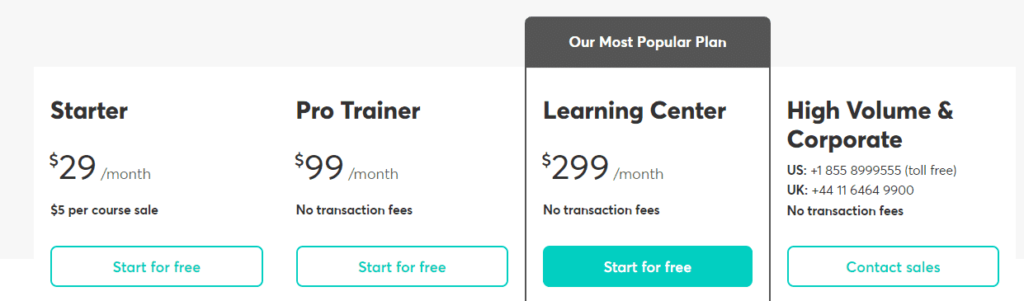 learnworlds pricing