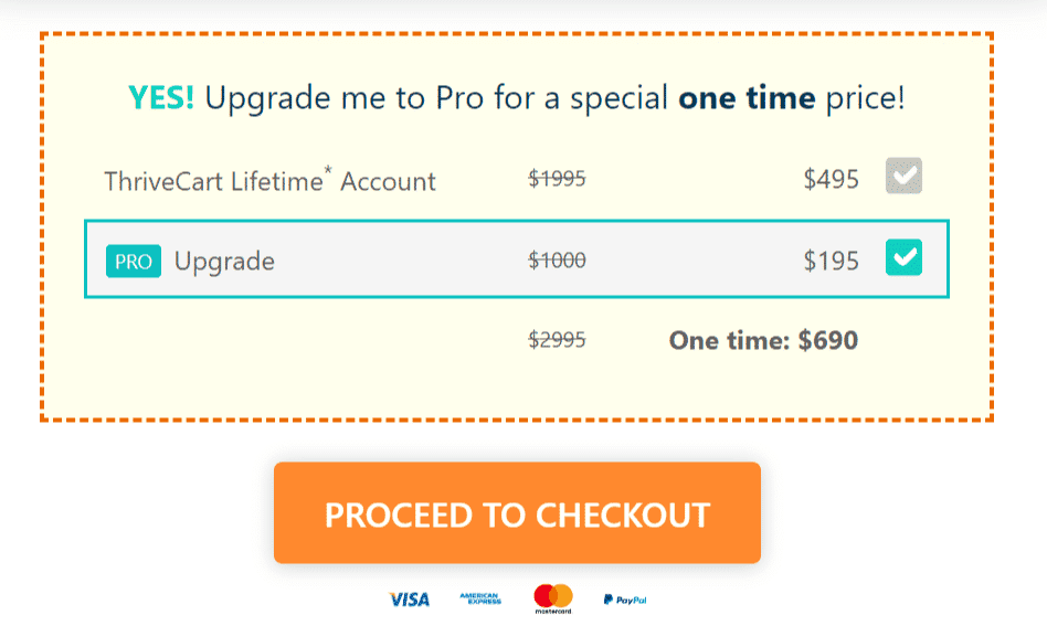 plan and pricing thrivecart