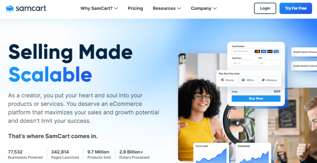 samcart home 1