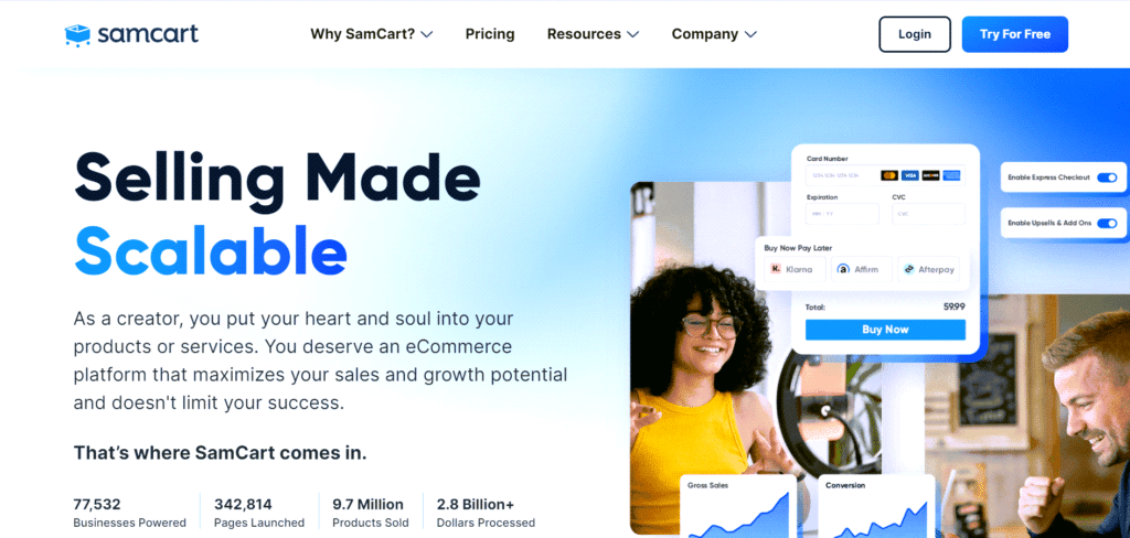 samcart home
