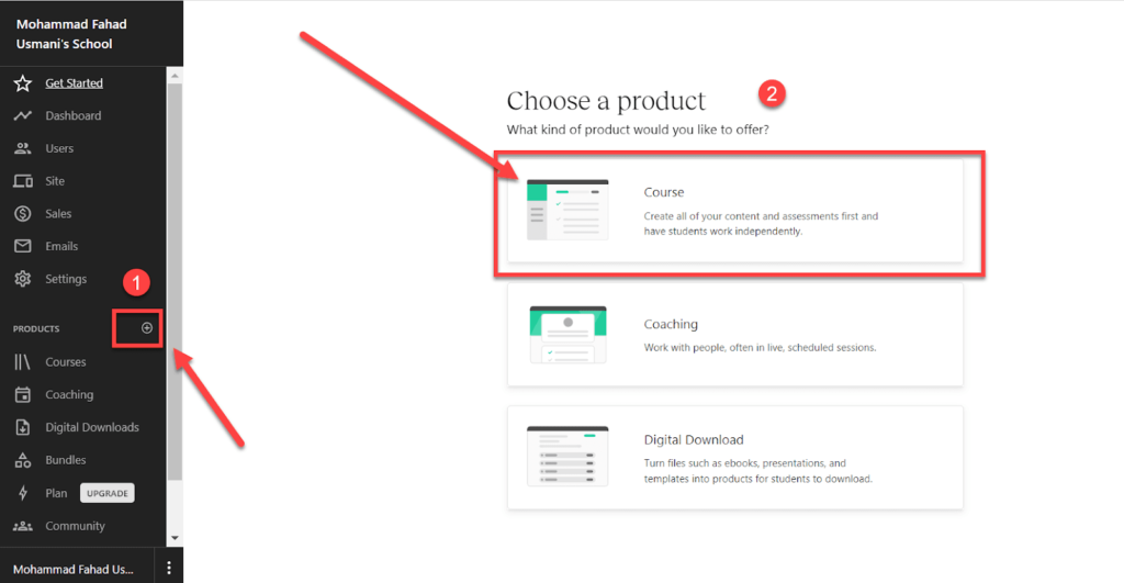 Create a Course with Teachable