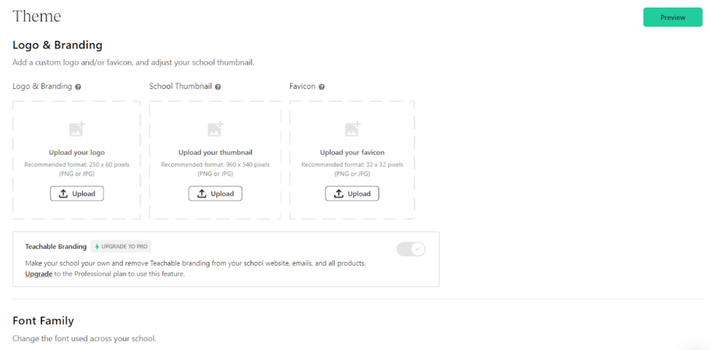 course builder theme