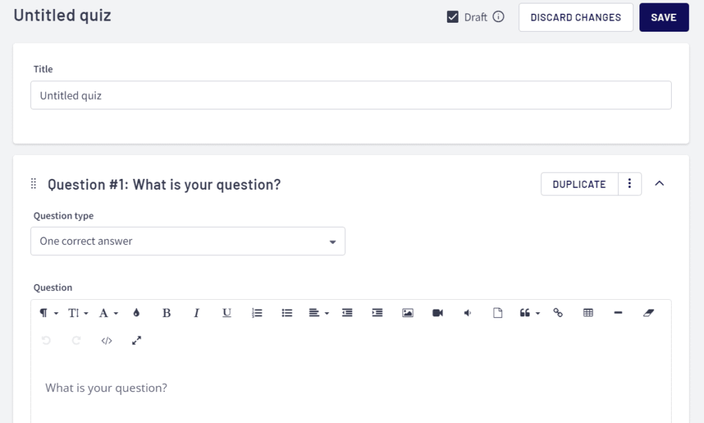untitle quiz teachable