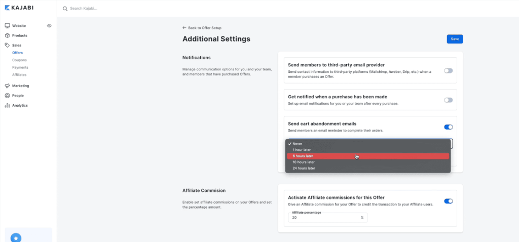 Checkout Pages and Upselling 2 kajabi