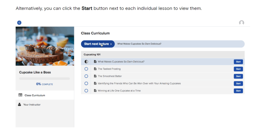 course player teachable