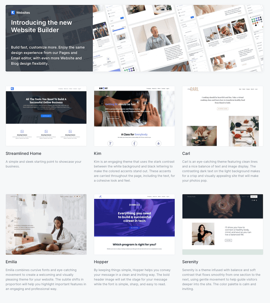 website theme kajabi