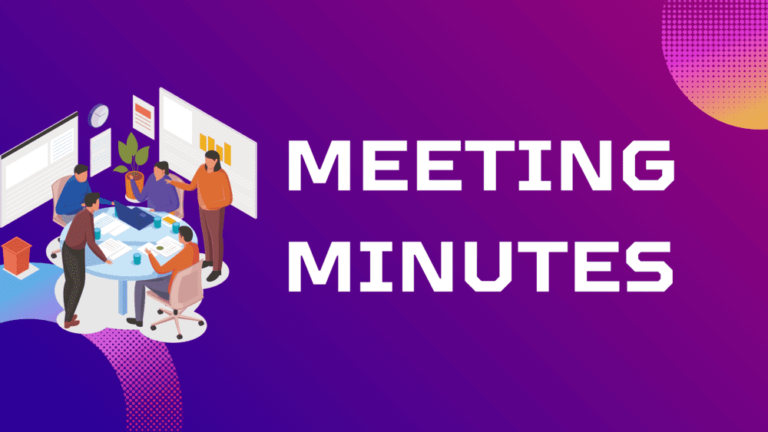 How to Write Meeting Minutes (Samples & Examples Included)?