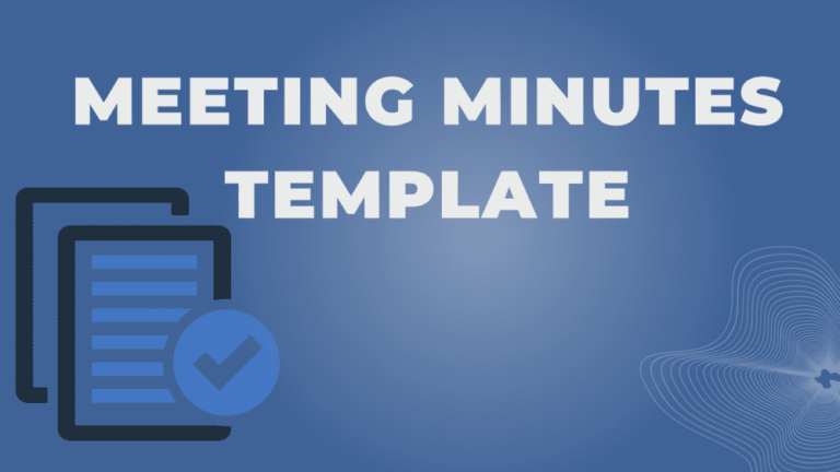 Meeting Minutes Template – Free Download, No Registration Required