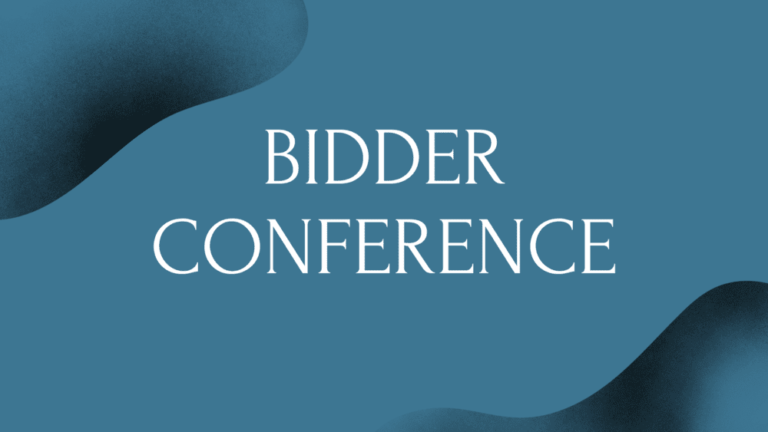 What is a Bidder Conference?