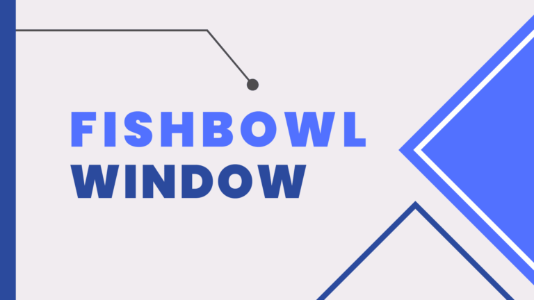 Fishbowl Window: What is the Fishbowl Conversation Method?