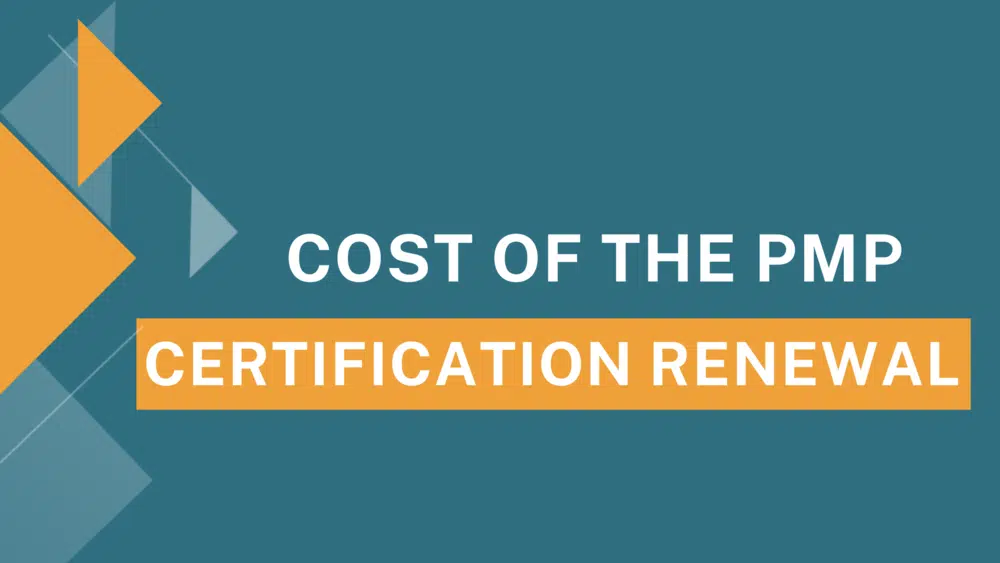 cost of pmp certification renewal