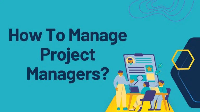 how to manage project managers