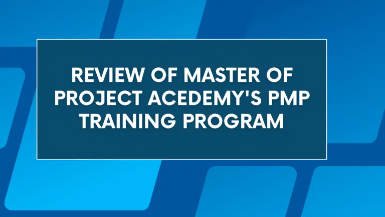 Master of Project Academy PMP Review (2024): A Mediocre PMP Training Program
